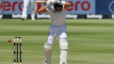 South Africa opener Aiden Markram is bowled by India's Jasprit Bumrah for eight. AFP
