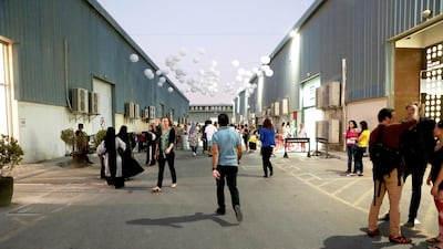 Quoz Arts Fest takes place annually in Alserkal Avenue, which has become the most important site for art in Dubai Christopher Pike / The National; Carbon 12 Dubai