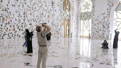 The Sheikh Zayed Grand Mosque can hold more than 40,000 worshippers. Ryan Carter / The National