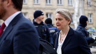 UK Foreign Secretary Yvette Cooper said in Munich that claims that the UAE sent British weapons to Sudan's RSF were 'unfounded'. AFP