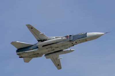 There is apparent evidence that the SAF used Su-24 bombers to drop chemical weapons. Getty Images
