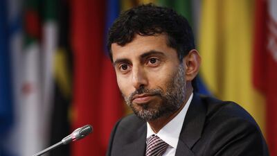 Mohammed Al Mazrouei says UAE aim is to rebalance oil market between supply and demand. Stefan Wermuth/Bloomberg