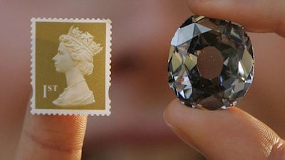 The Wittelsbach diamond, one of the largest blue diamonds in the world, before it was repolished and reduced to 31.06 carats.