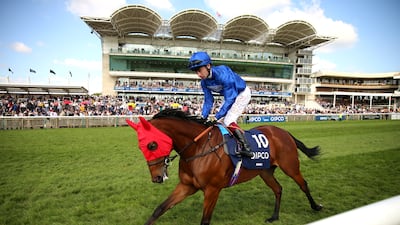 Mawj and Oisin Murphy win the 1,000 Guineas at Newmarket Racecourse on May 7, 2023. Getty