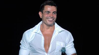 Egyptian singer Amr Diab. AFP