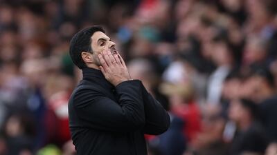 Arsenal manager Mikel Arteta on the touchline. Action Images
