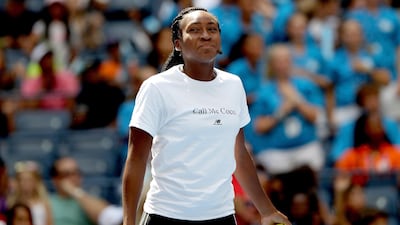 Cori Gauff will make her first appearance in the US Open women's competition on Wednesday. AFP