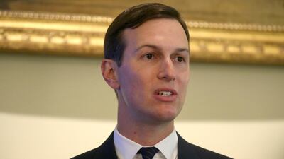 White House senior adviser Jared Kushner speaks about immigration during a cabinet meeting at the White House in Washington, US, July 16, 2019. REUTERS/Leah Millis