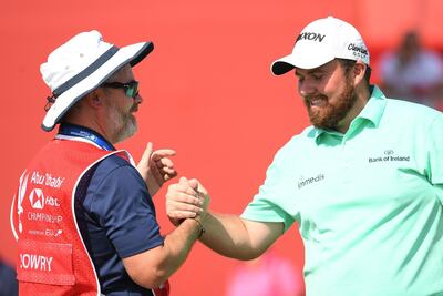 Tournament leader Shane Lowry gets his second round under way at 12.25pm from the first tee. Getty Images