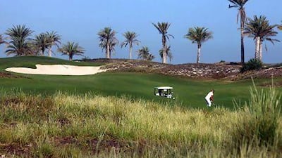 The Saadiyat Golf course in Abu Dhabi is one of the most beautiful golf courses in the UAE. Delores Johnson / The National