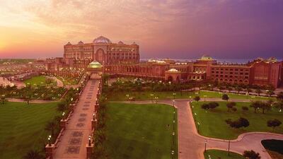 Emirates Palace is the ADFF headquarters. Courtesy Abu Dhabi Film Commission