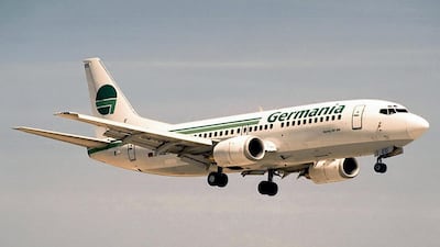 12. Berlin-based Germania Air ceased flights this year. Courtesy Wikiemedia Commons / Pedro Aragão