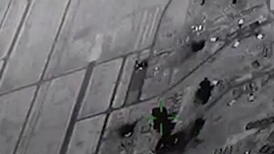 The US released new footage of the Iranian attack on Al Asad base in western Iraq. US Central Command