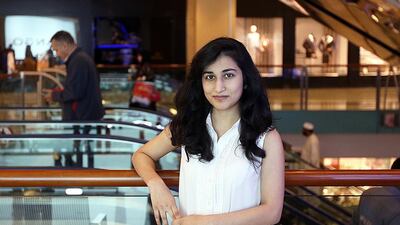 Marlyn Mathew and her team from Cambridge High School Abu Dhabi are competing in The National’s Genes in Space competition, studying the impact of long-duration space missions on astronauts. Satish Kumar / The National