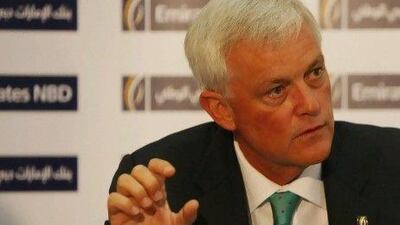 Rick Pudner, Emirates NBD's chief executive, said his bank was in breach of the limits and was seeking to clarify the new rules. Paulo Vecina / The National