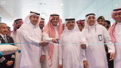 Saudi Arabia’s Neom Bay Airport operated its first flight on Sunday. SPA