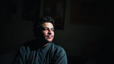 Faisal Al Zaabi, 23, who is hoping to set up the first independent cinema in Abu Dhabi. Silvia Razgova / The National