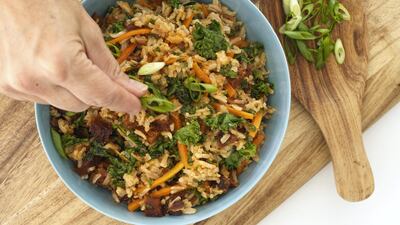 Kimchi rice. Photo: The Beet Box