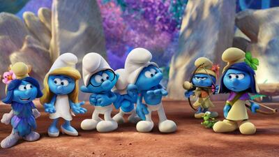 A scene from Smurfs: The Lost Village. Sony Pictures Animation