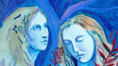 The Midnight Garden by Cecilia Reeve is included in the Mnemosyne exhibit. Courtesy Purslane