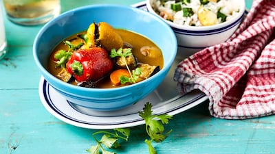 Vegetable Caribbean stew at Miss Lily's.