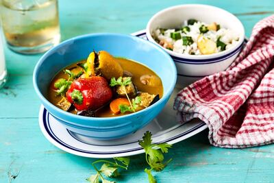 Vegetable Caribbean stew at Miss Lily's.