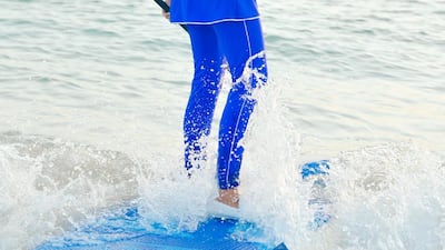 Nur Swimwear offers swim 'jumpsuits' and a cap that can be styled in various ways.