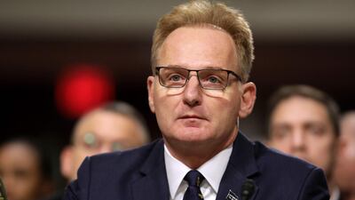 Acting Navy Secretary Thomas Modly has submitted his resignation to US Defense Secretary Mark Esper. AFP / GETTY IMAGES