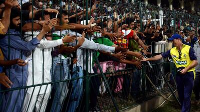 Lahore hosted an international series recently. Rahat Dar / EPA