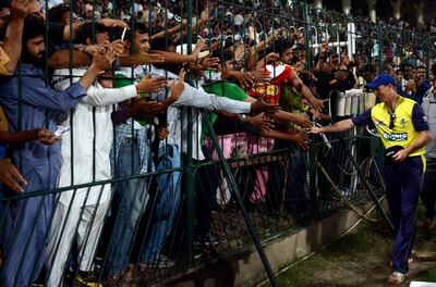 Lahore hosted an international series recently. Rahat Dar / EPA