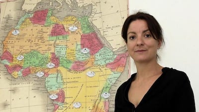 Zoe Masey, managing director of Escape Quest, runs this unique game that involves looking for clues and solving problems. Jeffrey E Biteng / The National