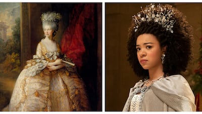 Queen Charlotte is portrayed by British actress India Amarteifio in the hit Netflix show. Photo: Wikimedia Commons, Netflix