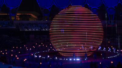 The opening ceremony of Expo 2020 Dubai raked in the highest online views at 6 million. Photo: Ministry of Presidential Affairs