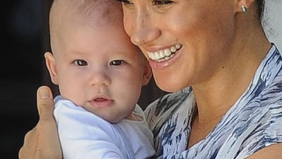 Archie Harrison Mountbatten-Windsor, born May 6, 2019. Son of Prince Harry and Meghan Markle. AFP