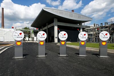 Hydrogen electrolysis plant at Shell's Rhineland refinery in Wesseling near Cologne, Germany. Reuters