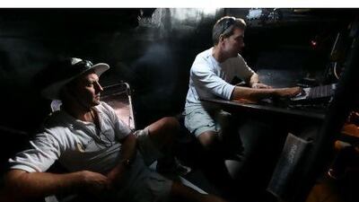 Ian Walker, left, will skipper the Abu Dhabi Ocean Racing team in the Volvo Ocean Race.