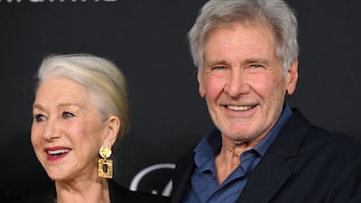 Ford and Mirren previously played a married couple in the 1986 film The Mosquito Coast. AFP