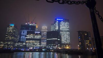 Canary Wharf business and financial district in London. Bankers are expecting big bonuses to make a return. Jason Alden/Bloomberg