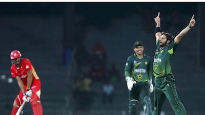 Shahid Afridi, left, the Pakistan captain, is in a rich vein of form.