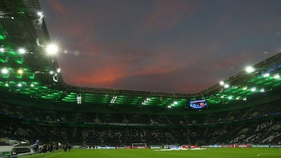 A general view of the Borussia-Park stadium before the Champions League Group C match between Borussia Monchengladbach and FC Barcelona. Alex Grimm / Getty Images