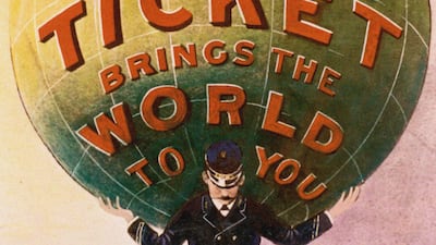 A vintage Thomas Cook travel poster from the Edwardian era. Getty Images