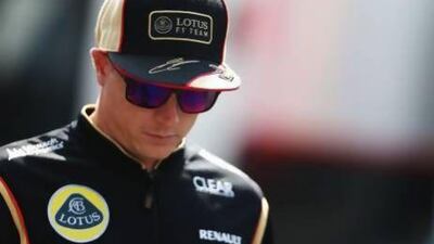 Kimi Raikkonen was not in the paddock at the Belgian Grand Prix on Thursday.