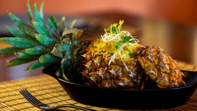 Pineapple seafood fried rice at the Saigon Social brunch