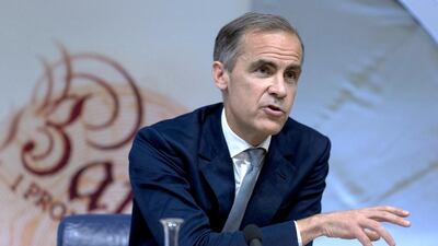 The Bank of England's governor Mark Carney. Justin Tallis / Pool via AP