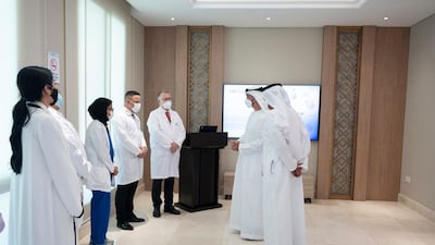 Sheikh Mohamed said he was proud of the work that the centre's talented medics and researchers carry out