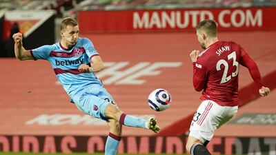 Tomas Soucek, 6 - A big presence in both boxes and he produced an important defensive cover early on, halting the advancing Luke Shaw at the expense of a corner. Denied a penalty after a coming together with Harry Maguire. AP