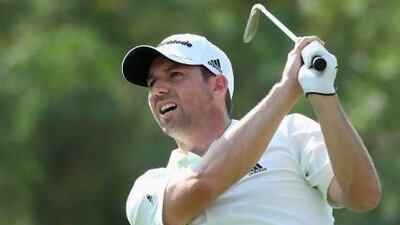 Sergio Garcia had an interesting round in Dubai.