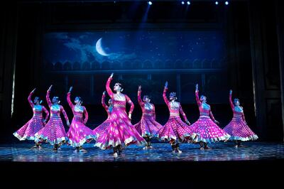 Kathak dancers perform as part of Mughal e Azam the Musical. Courtesy Feroz Abbas Khan