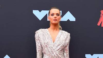Bregje Heinen arrives at the MTV Video Music Awards on Monday, August 26. AFP