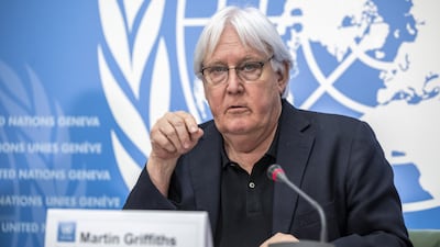 Martin Griffiths, UN undersecretary general for humanitarian affairs and emergency relief co-ordinator. EPA